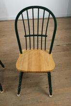 Load image into Gallery viewer, Two-Tone Solid Wood Pedestal Dining Set with Glass Top and Leaf – 5 Piece
