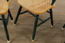 Load image into Gallery viewer, Two-Tone Solid Wood Pedestal Dining Set with Glass Top and Leaf – 5 Piece
