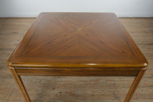 Load image into Gallery viewer, 42" Square Oak Dining Set &amp; Four Rolling Chairs
