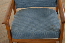 Load image into Gallery viewer, 42" Square Oak Dining Set &amp; Four Rolling Chairs
