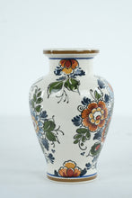Load image into Gallery viewer, Hand-Painted Delft Floral Vase by Flora Keramiek, Holland - 431
