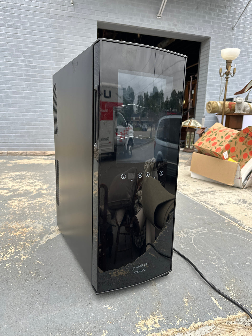 Koblenz Sommelier Dual-Zone Wine Cooler – Model EVFK-12, Digital Thermoelectric Wine Fridge