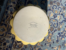 Load image into Gallery viewer, Homeworld by Stanley Roberts Fluted Ceramic Bowl – Yellow &amp; White Glazed Portugal Pottery
