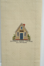 Load image into Gallery viewer, Vintage Williamsburg Needlepoint Wall Hanging Colonial Trade Shops Textile Art
