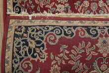Load image into Gallery viewer, Chinese Art Deco Style Rug 46x72 Red Floral Medallion Wool
