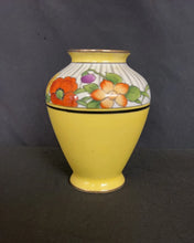 Load image into Gallery viewer, Mid Century Noritake Yellow Floral Ceramic Vase - Japan
