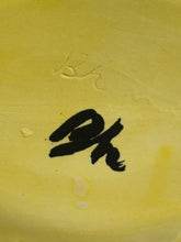 Load image into Gallery viewer, Yellow Fish Shaped Ceramic Lidded Dish Hand Glazed Art Pottery 10 Inch
