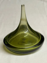 Load image into Gallery viewer, Vintage Noritake Craft Green Art Glass Bud Vase Made in Japan
