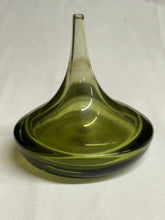 Load image into Gallery viewer, Vintage Noritake Craft Green Art Glass Bud Vase Made in Japan
