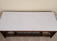 Load image into Gallery viewer, Rattan Coffee Table with White Laminate Top
