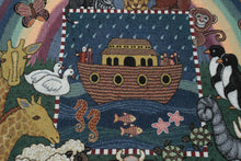 Load image into Gallery viewer, American Weavers Noahs Ark Animals Tapestry Throw Blanket 48 x 60 USA
