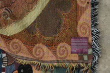 Load image into Gallery viewer, American Weavers Noahs Ark Animals Tapestry Throw Blanket 48 x 60 USA
