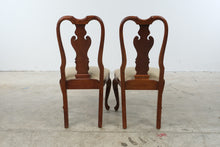 Load image into Gallery viewer, American Drew Queen Anne Wood Dining Chairs with Upholstered Seats, Set of 4
