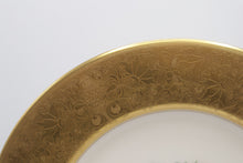 Load image into Gallery viewer, Four Crown China Japan 550 Floral Gold Encrusted Dinner Plates Set of 4
