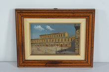 Load image into Gallery viewer, Set of Four Framed Hand Painted Italian City Scene Panels Florence Views
