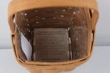 Load image into Gallery viewer, Longaberger 1991 Handwoven Basket Lot of 4 Signed Dresden Ohio USA
