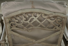 Load image into Gallery viewer, Set of Four Neoclassical Scrollwork Metal Patio Lounge Chairs
