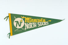 Load image into Gallery viewer, Vintage 1970 Minnesota North Stars NHL Felt Pennant Hockey 30 Inch
