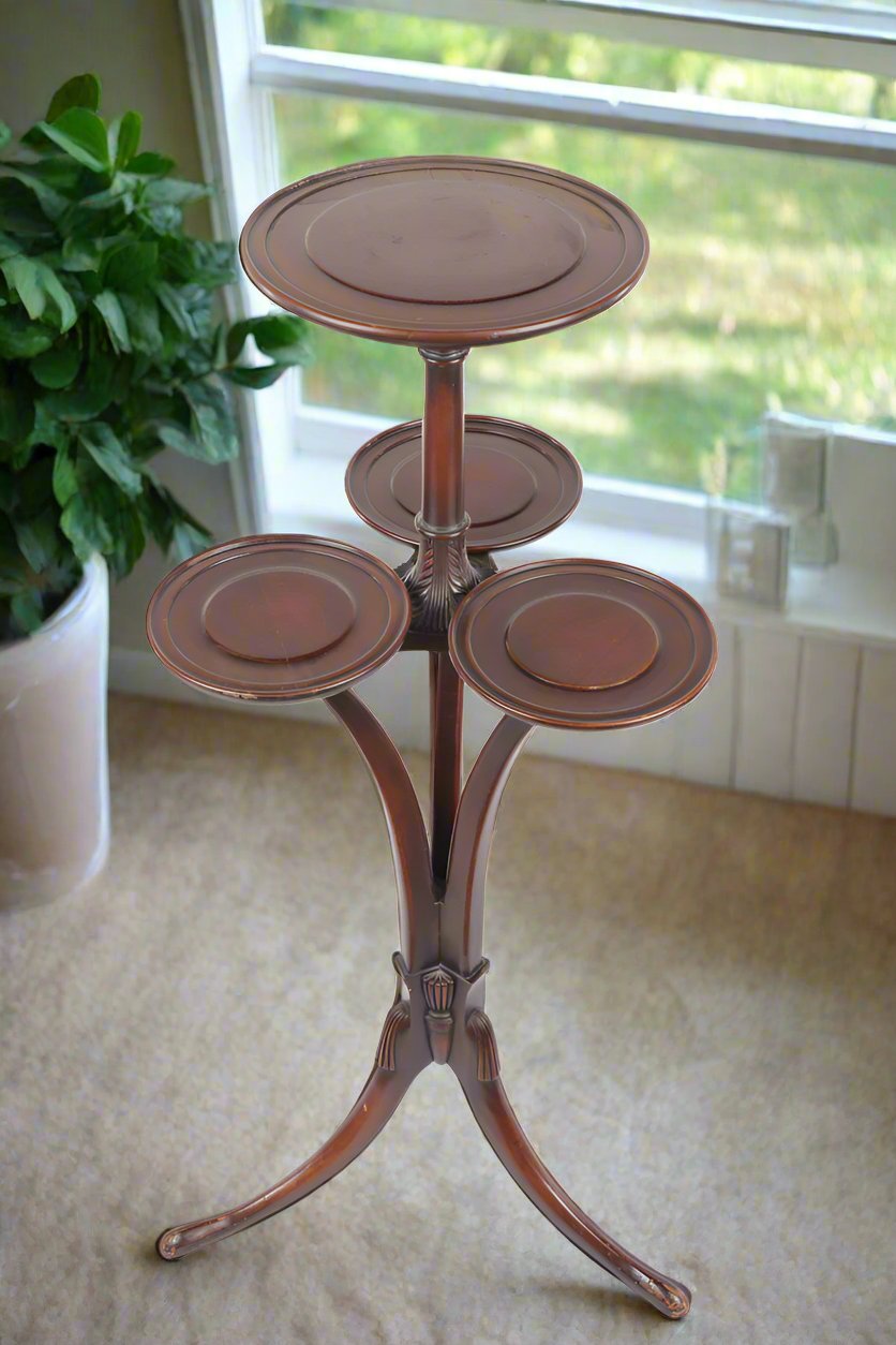 4 Tiered Pedestal Plant Stand