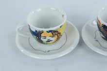 Load image into Gallery viewer, Saeco Collection Schirnding Germany Espresso Cups Saucers Set 4 Inch
