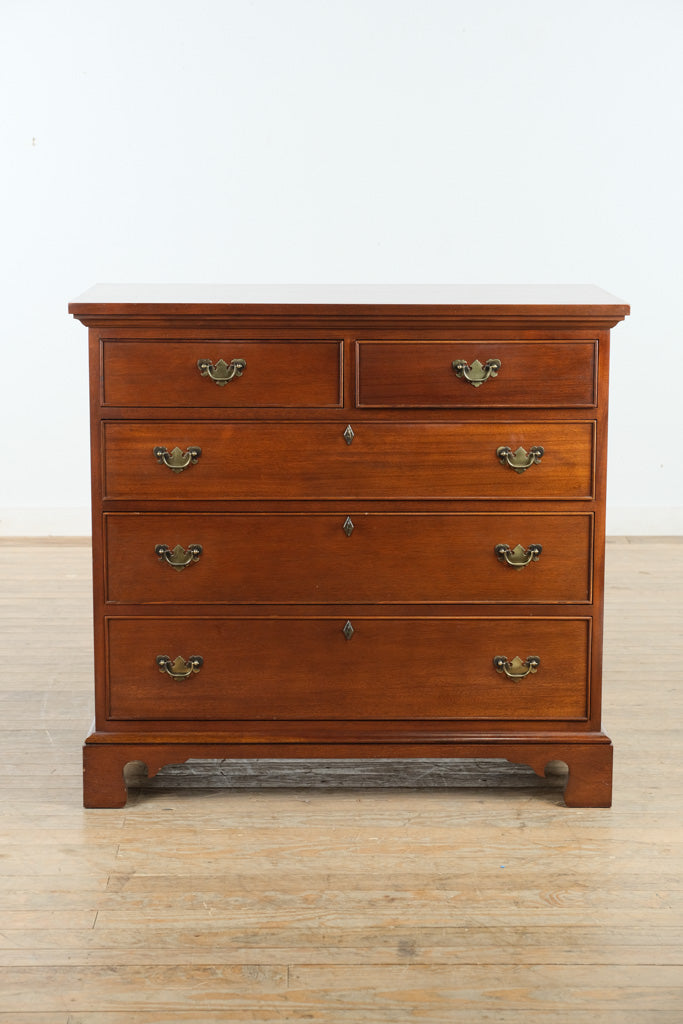 Craftique Heirloom Mahogany 5-Drawer Bachelor’s Chest – Rare Find