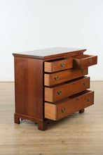 Load image into Gallery viewer, Craftique Heirloom Mahogany 5-Drawer Bachelor’s Chest – Rare Find
