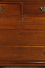 Load image into Gallery viewer, Craftique Heirloom Mahogany 5-Drawer Bachelor’s Chest – Rare Find
