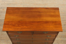 Load image into Gallery viewer, Craftique Heirloom Mahogany 5-Drawer Bachelor’s Chest – Rare Find

