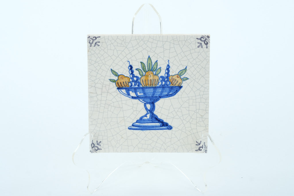 Vintage Greek-Style Ceramic Tile – 5.25