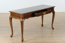 Load image into Gallery viewer, Solid Cherry Queen Anne Style Console Table with Drawer
