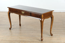Load image into Gallery viewer, Solid Cherry Queen Anne Style Console Table with Drawer
