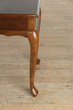 Load image into Gallery viewer, Solid Cherry Queen Anne Style Console Table with Drawer
