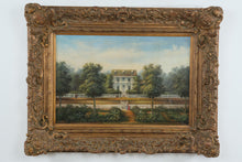 Load image into Gallery viewer, Large Framed Oil Painting Southern Plantation House Landscape Ornate Gilt Frame 50x39
