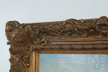 Load image into Gallery viewer, Large Framed Oil Painting Southern Plantation House Landscape Ornate Gilt Frame 50x39
