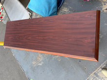 Load image into Gallery viewer, Traditional Laminate Executive Desk with Brass Hardware
