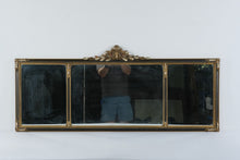 Load image into Gallery viewer, Vintage French Provincial Trifold Style Wall Mirror Ornate Gold 52 Inch
