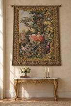Load image into Gallery viewer, Fragonard The Swing Rococo Woven Jacquard Wall Tapestry 53 x 76
