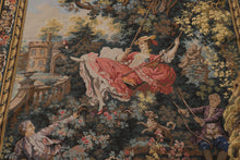 Load image into Gallery viewer, Fragonard The Swing Rococo Woven Jacquard Wall Tapestry 53 x 76
