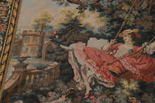 Load image into Gallery viewer, Fragonard The Swing Rococo Woven Jacquard Wall Tapestry 53 x 76
