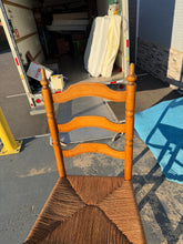 Load image into Gallery viewer, Lynn Farm Ladder-Back Chair with Rush Seat
