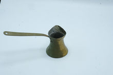 Load image into Gallery viewer, Vintage Brass Turkish Coffee Pot Cezve Ibrik Number 5 Long Handle
