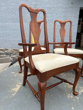 Load image into Gallery viewer, Solid Cherry Lexington Furniture Dining Table with 6 Chairs &amp; 2 Leaves
