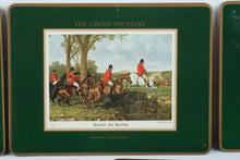 Load image into Gallery viewer, Vintage Pimpernel English Fox Hunting Placemats Set of 5 JF Herring England
