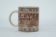 Load image into Gallery viewer, Boyds Bears Bailey Hearts Desire Mug 1998 Love Conquers All Bearware Pottery
