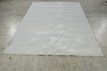 Load image into Gallery viewer, Ivory Cream Solid Plush Low Pile Area Rug 5x7 Modern Minimalist Carpet
