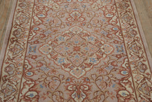 Load image into Gallery viewer, Handmade Chinese Wool Area Rug – 64&quot; x 37&quot; – Floral Medallion Pattern, Soft Pastel Tones, Pure Wool
