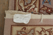 Load image into Gallery viewer, Handmade Chinese Wool Area Rug – 64&quot; x 37&quot; – Floral Medallion Pattern, Soft Pastel Tones, Pure Wool
