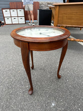 Load image into Gallery viewer, Traditional Cherry Clock Side Table
