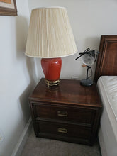 Load image into Gallery viewer, Pair of Mid-Century Campaign Nightstands
