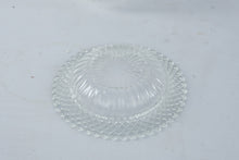 Load image into Gallery viewer, Vintage Clear Pressed Glass Diamond Point Berry Bowls Set of 6
